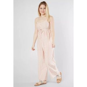 O’Neil Anabella Striped Wide Leg Jumpsuit